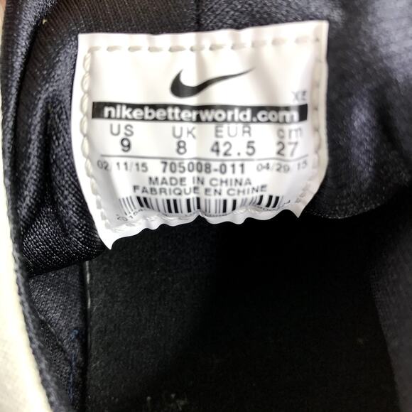 NIKE Air Huarache Run PA Sneaker Women 9 Black White Sock Like Jogging Sporty - Picture 11 of 11